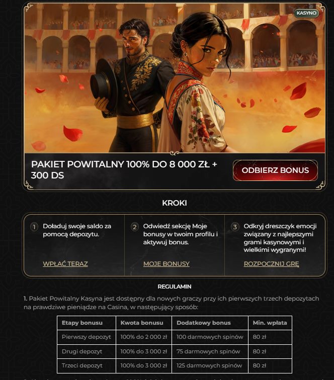 Casina Casino bonus