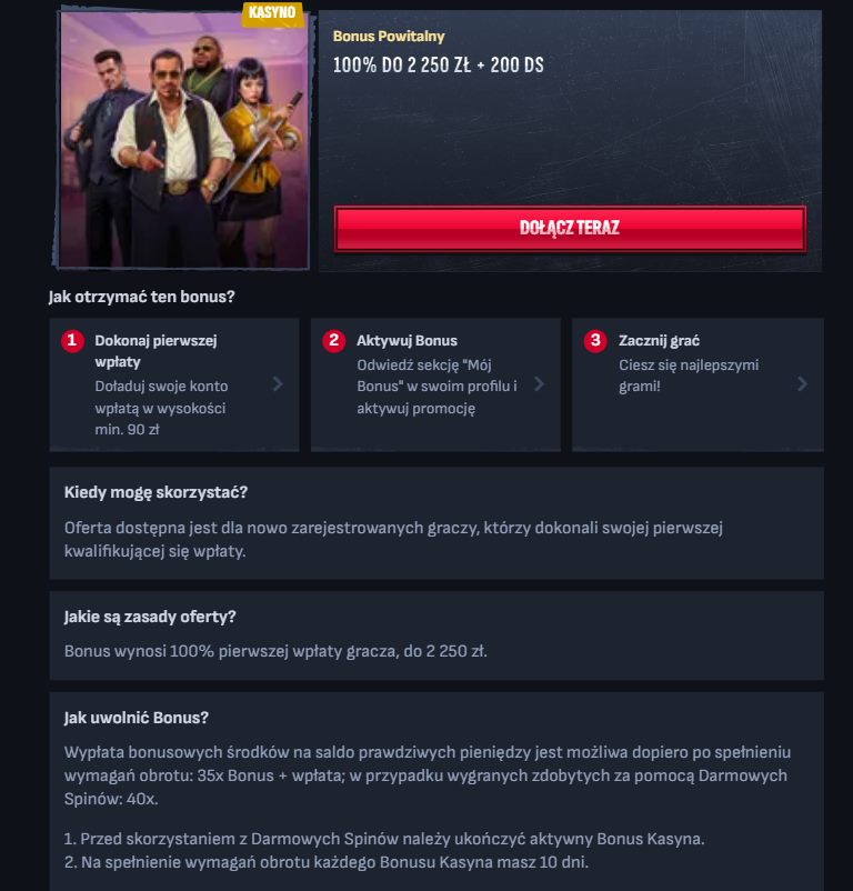Mafia Casino bonus