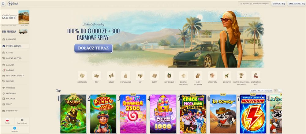 VipLuck Casino kasyno online